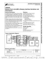 LM2502SL datasheet pdf National Semiconductor