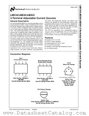 LM334MDC datasheet pdf National Semiconductor