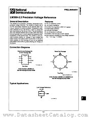 LM368N-2.5 datasheet pdf National Semiconductor