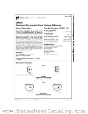 LM4041D-1.2MDC datasheet pdf National Semiconductor
