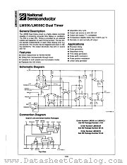 LM556CJ datasheet pdf National Semiconductor