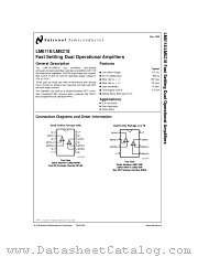 LM6118MD8 datasheet pdf National Semiconductor