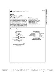 LM725MWC datasheet pdf National Semiconductor