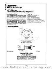 LM7806K datasheet pdf National Semiconductor