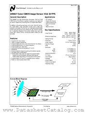 LM9627CEA datasheet pdf National Semiconductor