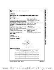LMC6061MWC datasheet pdf National Semiconductor