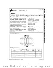 LMC6064AMJ_883 datasheet pdf National Semiconductor