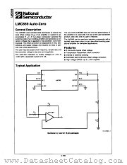 LMC669CIM datasheet pdf National Semiconductor