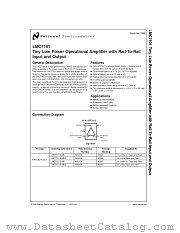 LMC7101AIN datasheet pdf National Semiconductor