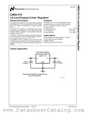 LMS8117A1.8MWC datasheet pdf National Semiconductor