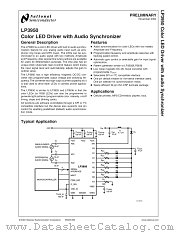 LP3950SLX datasheet pdf National Semiconductor