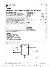 LP3994TLX-1.5 datasheet pdf National Semiconductor