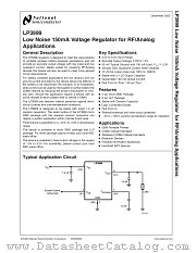 LP3999ITLX-2.1 datasheet pdf National Semiconductor