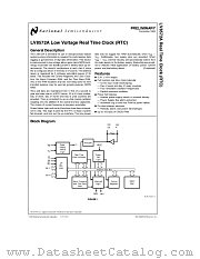 LV8572AV datasheet pdf National Semiconductor