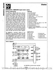 MM5387AAN datasheet pdf National Semiconductor