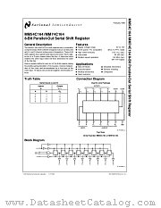 MM54C164J_883 datasheet pdf National Semiconductor