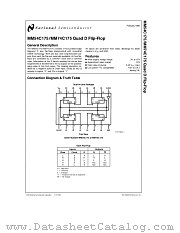 MM54C175J_883 datasheet pdf National Semiconductor