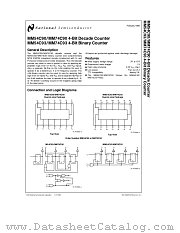 MM54C90J_883 datasheet pdf National Semiconductor