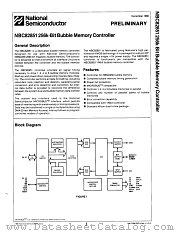 NBC82851N datasheet pdf National Semiconductor