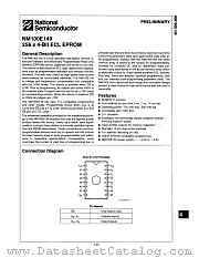 NM100E149 datasheet pdf National Semiconductor