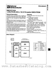 NMC27C1024Q20 datasheet pdf National Semiconductor