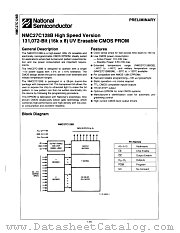 NMC27C128BQM150 datasheet pdf National Semiconductor