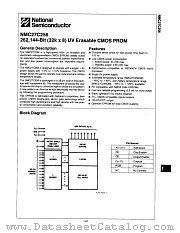 NMC27C256QM250 datasheet pdf National Semiconductor