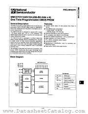 NMC27C512ANE200 datasheet pdf National Semiconductor