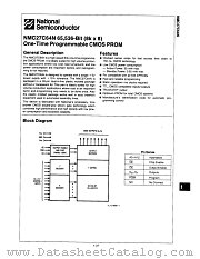 NMC27C64N150 datasheet pdf National Semiconductor