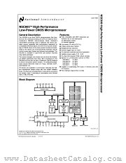 NSC800N-4I datasheet pdf National Semiconductor