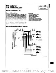 NSC831E-3 datasheet pdf National Semiconductor