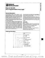 PAL1016P8JC datasheet pdf National Semiconductor