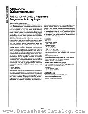 PAL1016RD8WC datasheet pdf National Semiconductor