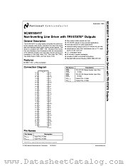 SCAN18541TMDA datasheet pdf National Semiconductor