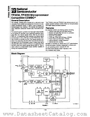 TP3058J datasheet pdf National Semiconductor