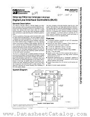 TP3112J datasheet pdf National Semiconductor