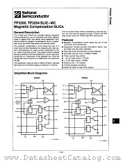 TP3204N datasheet pdf National Semiconductor