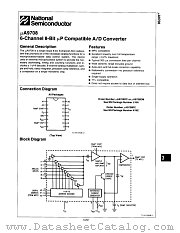 UA9708DM datasheet pdf National Semiconductor