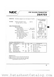 2SA733P datasheet pdf NEC