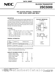 2SC5009-T1_-T2 datasheet pdf NEC
