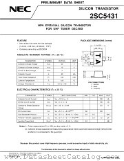 2SC5431-T1 datasheet pdf NEC