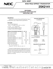 2SK2141(JM) datasheet pdf NEC