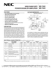 MC-7842 datasheet pdf NEC