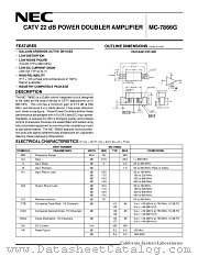 MC-7866G datasheet pdf NEC