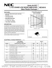NE34018-T1-63 datasheet pdf NEC