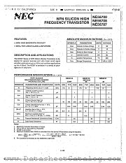 NE56787 datasheet pdf NEC