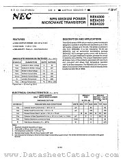 NE64310 datasheet pdf NEC