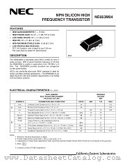 NE663M04-T2 datasheet pdf NEC