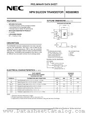 NE680M03 datasheet pdf NEC