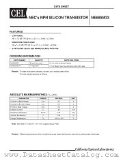 NE685M33 datasheet pdf NEC